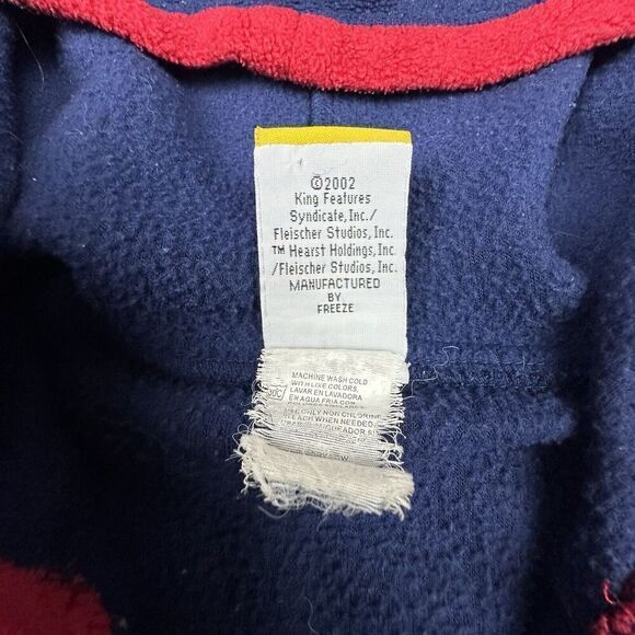 Vintage 2002 Betty Boop Quarter Zip Fleece Hoodie Womens XL (28x27) Pullover - Picture 6 of 7